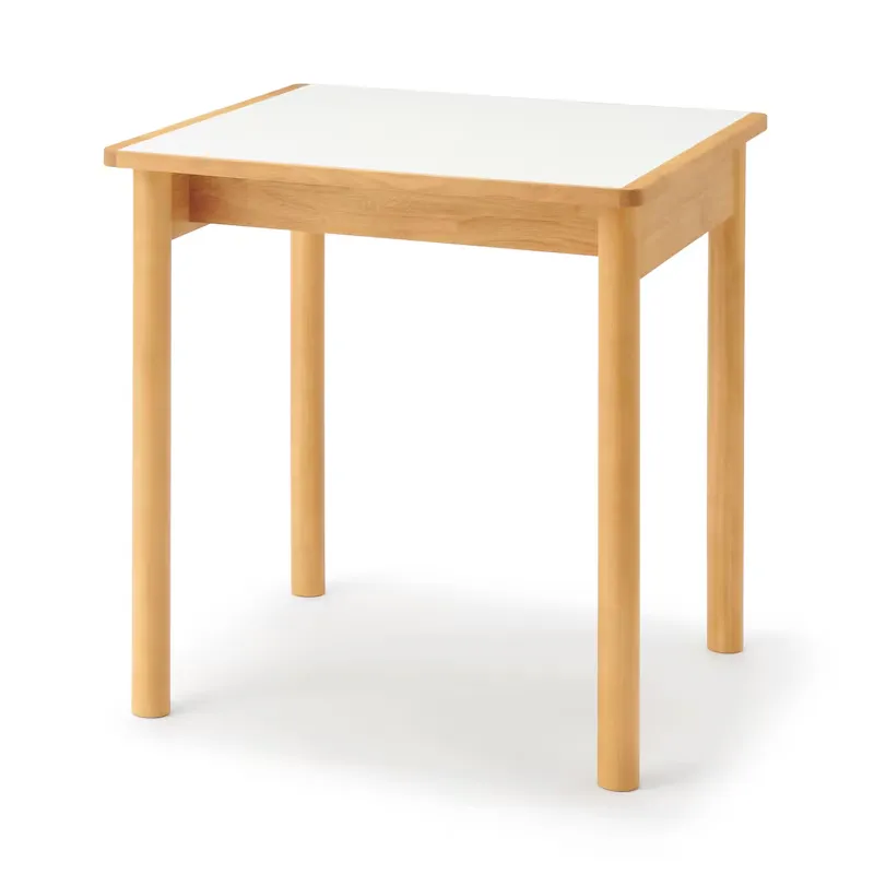 木製テーブル　７０×７０ｃｍ　メラミン天板